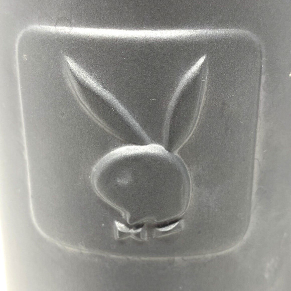 Vtg Playboy Bunny Beer‎ Mug Stein Tankard Gray Pewter Glass Raised Logo - Picture 8 of 8
